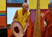 Sertok, the traditional crowning of the temple's roof - the last fitting, Grabnik 2022